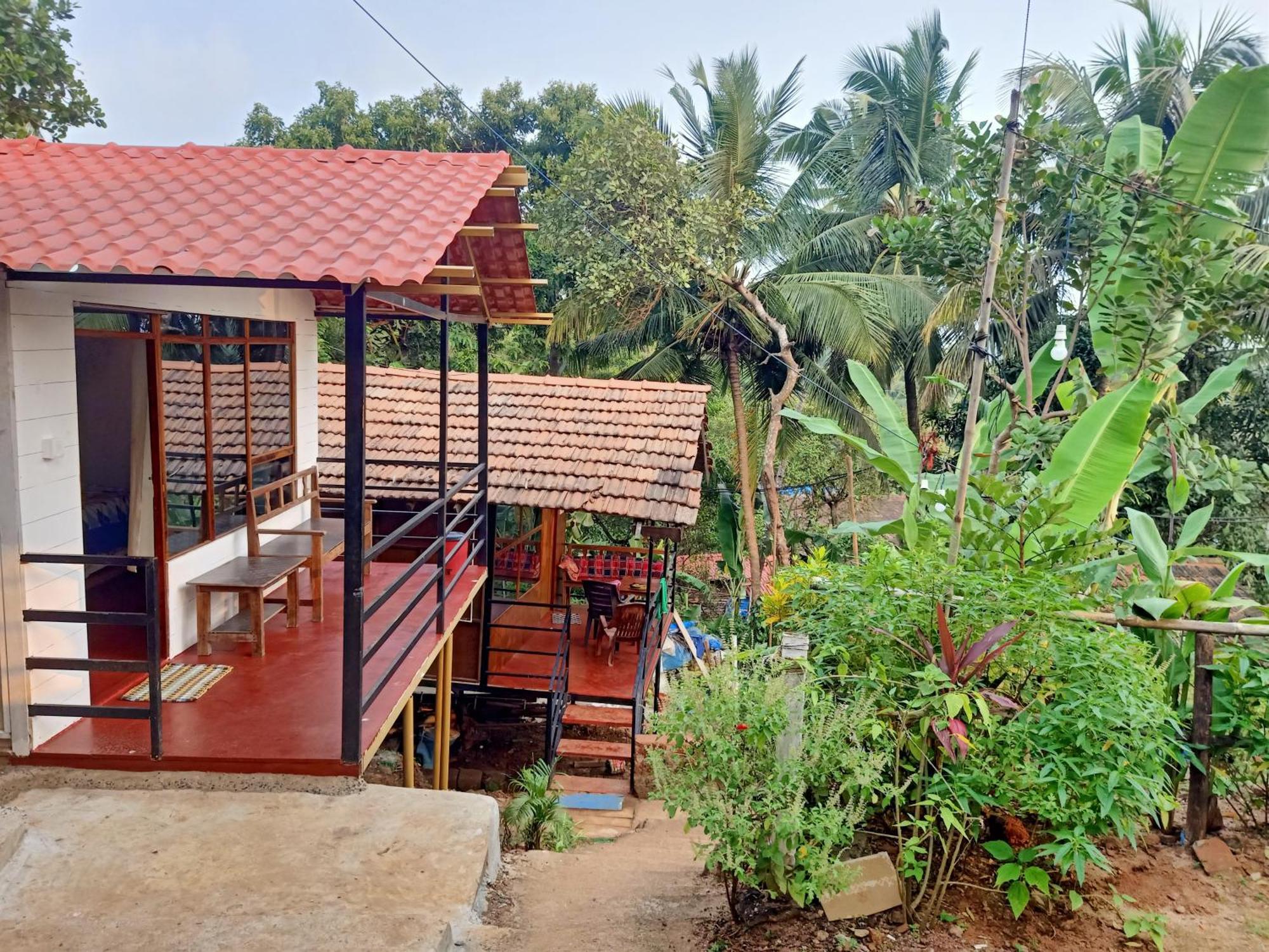 Shiv Sai Huts Hotel Kanakona Kültér fotó